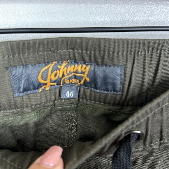 Johnny Bigg Leon Elastic Waist Cargo Pant in Khaki Green Men’s Size 46 - Picture 5 of 8